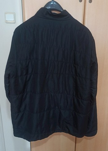 Decathlon Siyah Fermuarlı Erkek Mont, Yüksek Yaka, Normal Boy