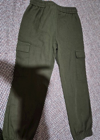 Erkek çocuk Kemerli Pamuklu Rahat Pantolon - Görsel 4