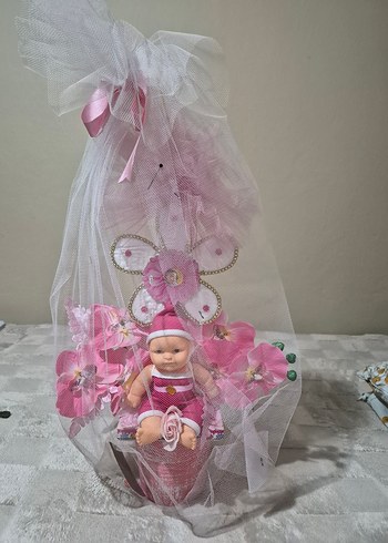 Pembe Bebek ve Çiçek Seti - Görsel 2