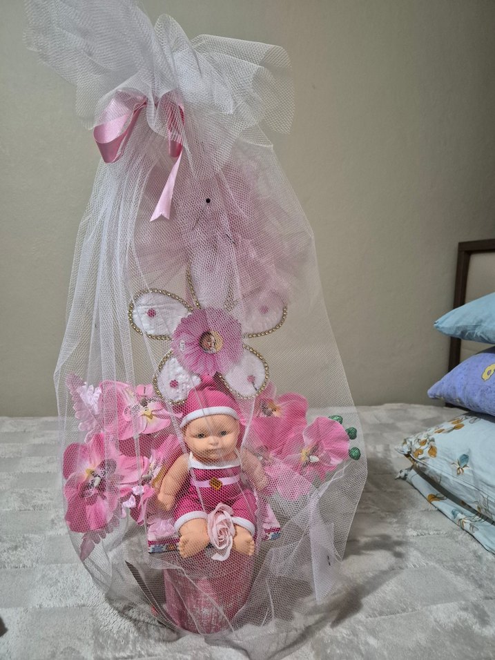 Pembe Bebek ve Çiçek Seti - Görsel 3