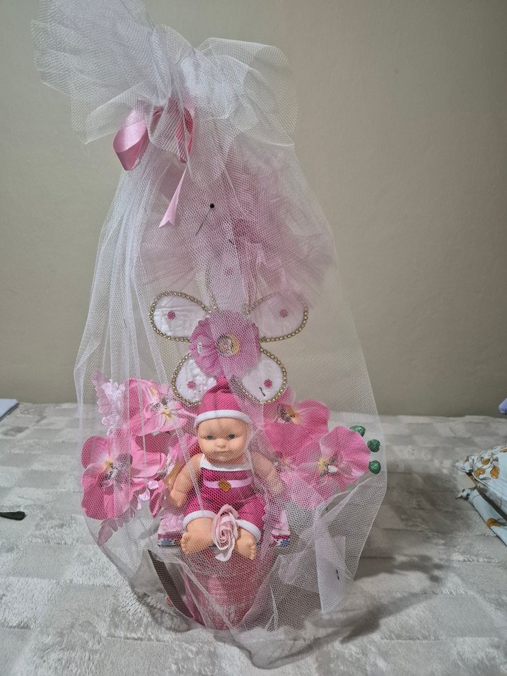 Pembe Bebek ve Çiçek Seti - Görsel 2