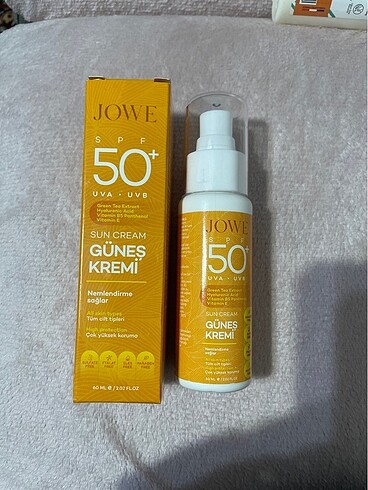  Beden JOWE Güneş Kremi 50 SPF Yüksek korumalı 60 ml