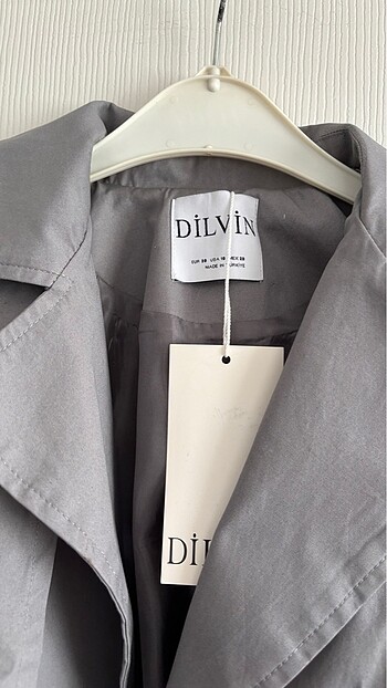m Beden gri Renk Dilvin ceket
