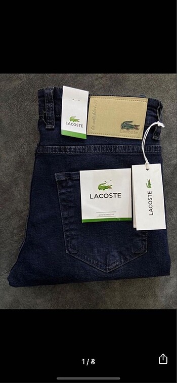 Lacoste ve mavi jeans pantolon