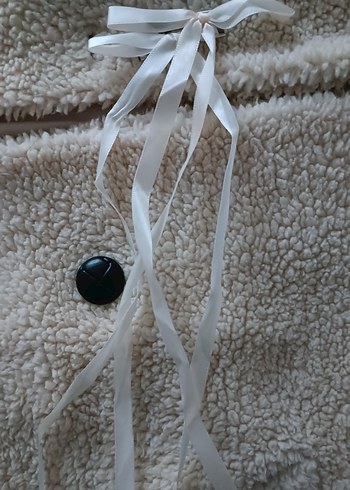 beyaz 2 çift kurdele - Görsel 4