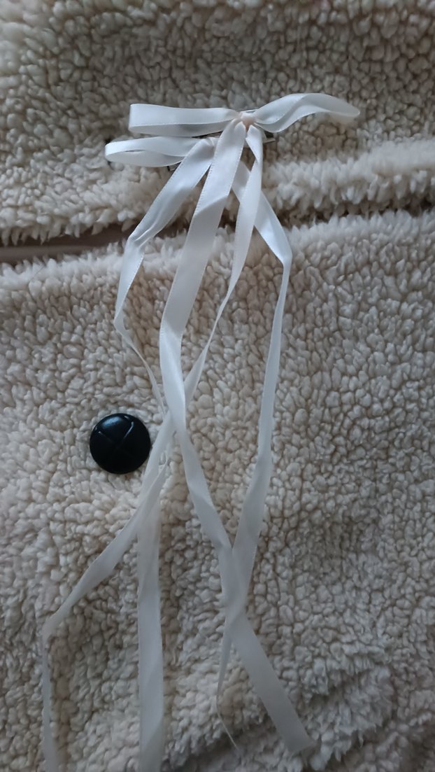 beyaz 2 çift kurdele - Görsel 2