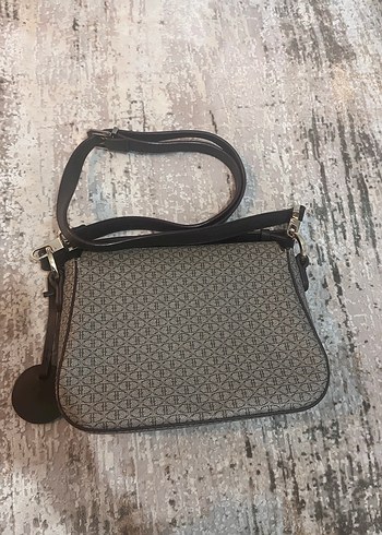 U.S. Polo Assn. Desenli Kahverengi Deri Çanta - Görsel 2