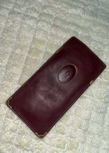 Cartier Bordo Deri Gözlük Kılıfı - Görsel 4