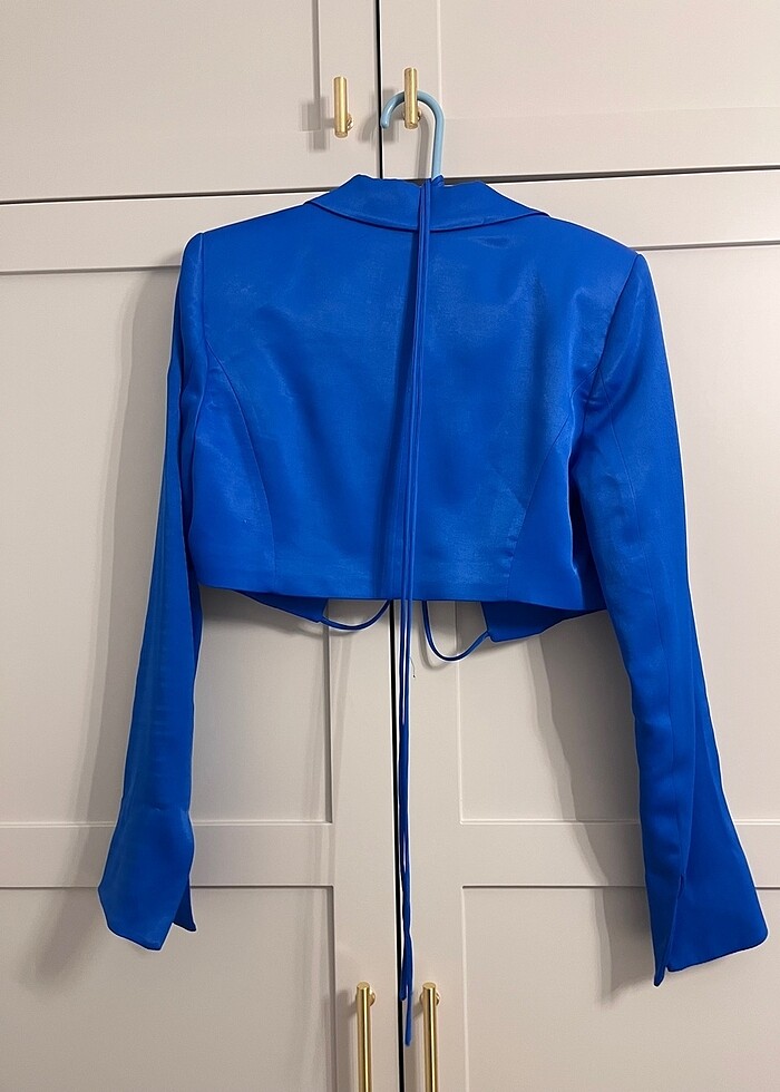 Zarar Belden Bağlamalı Kısa Ceket - Görsel 2