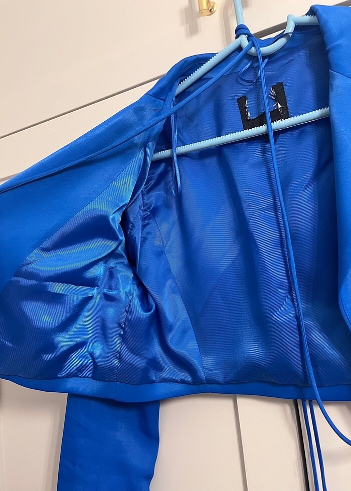 Zarar Belden Bağlamalı Kısa Ceket - Görsel 3