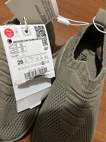Zara Zara çocuk ayakkabısı
