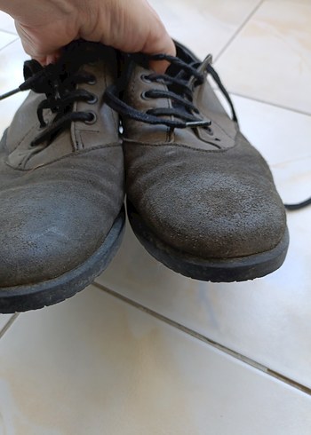 Gri Erkek Ayakkabı Bağcıkları - Görsel 2