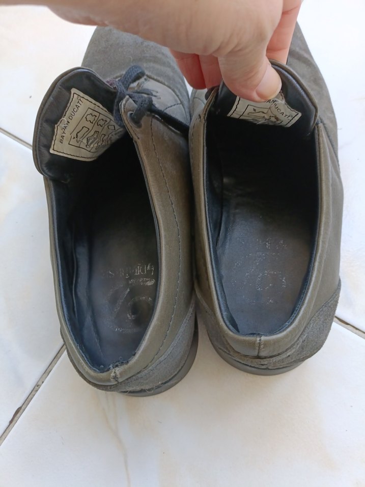 Gri Erkek Ayakkabı Bağcıkları - Görsel 4