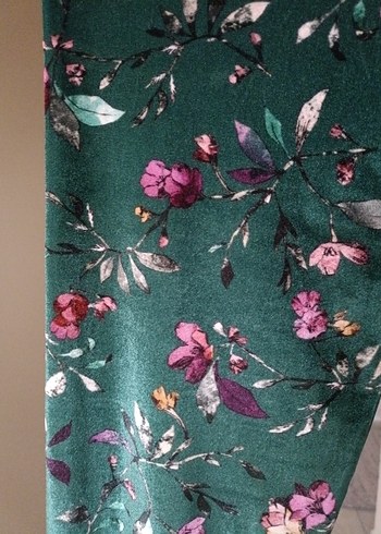 Yeşil Desenli  tayt - Görsel 4