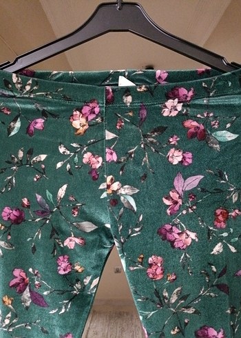 Yeşil Desenli  tayt - Görsel 2