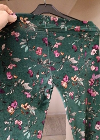 Yeşil Desenli  tayt - Görsel 6