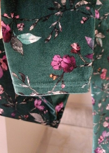 Yeşil Desenli  tayt - Görsel 5