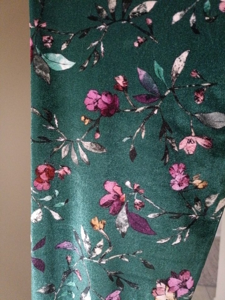 Yeşil Desenli  tayt - Görsel 4