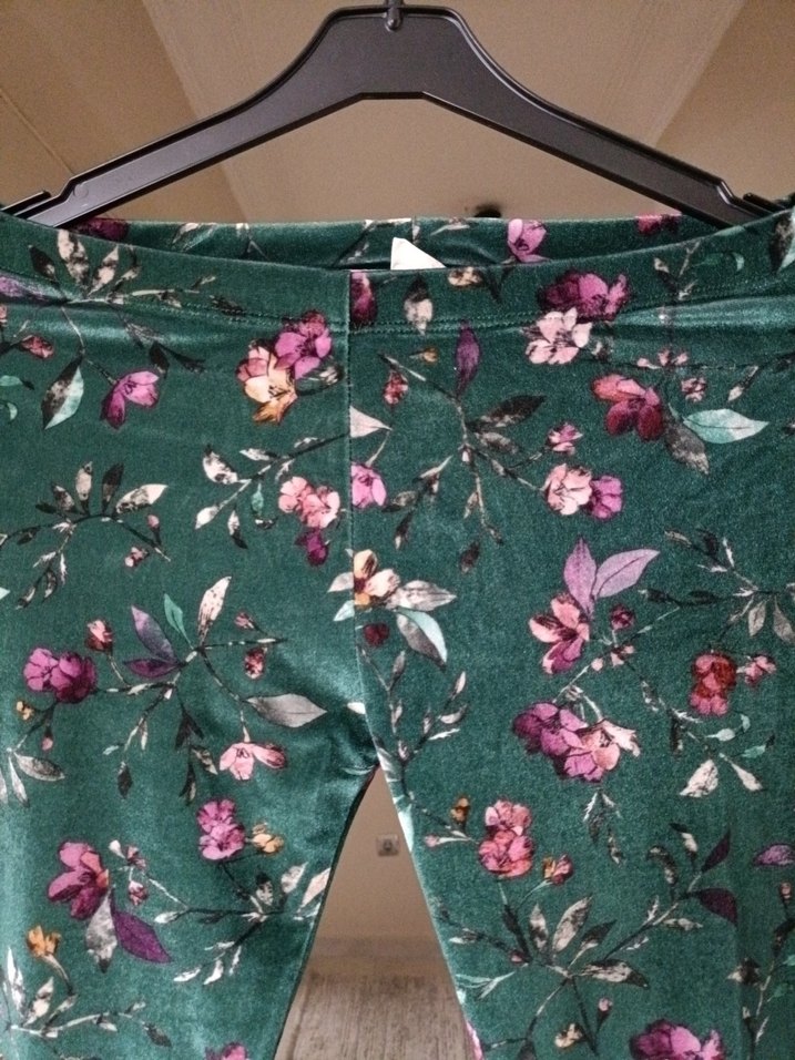 Yeşil Desenli  tayt - Görsel 2