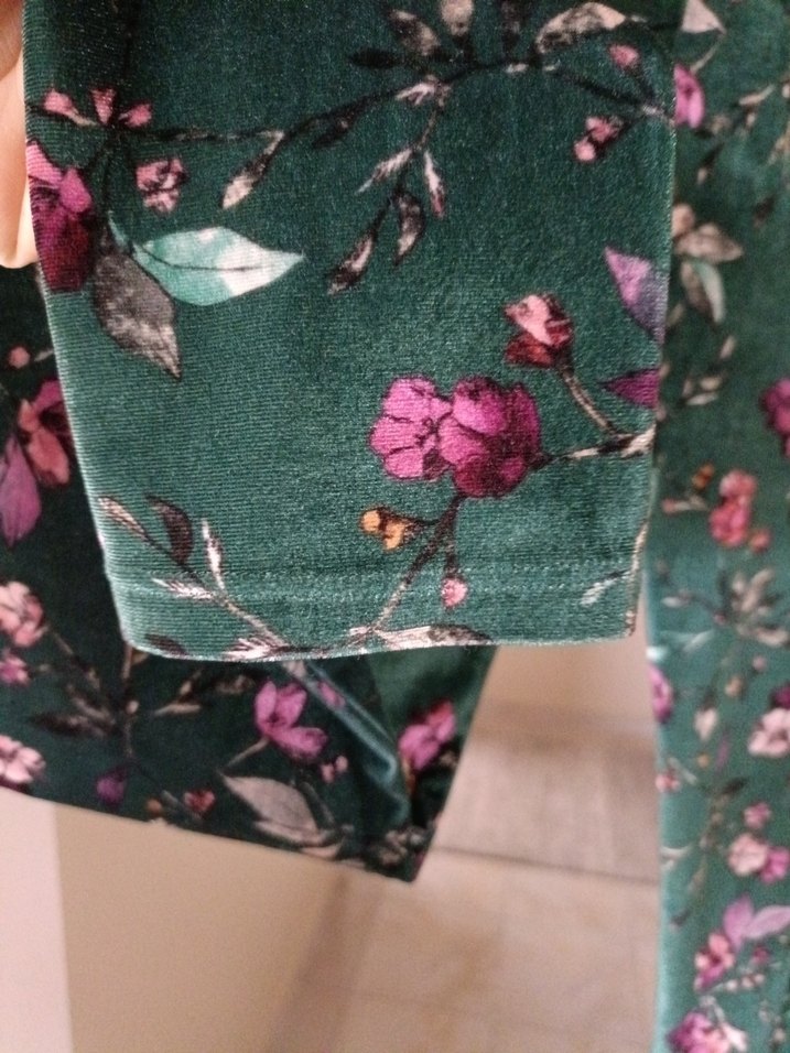 Yeşil Desenli  tayt - Görsel 5