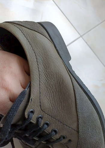 Gri Kahverengi Minimalist Erkek Ayakkabı - Görsel 8