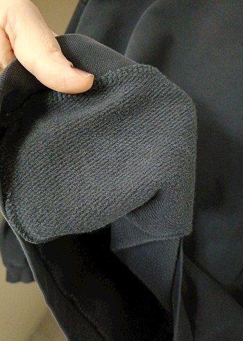 Siyah Kadın Oversize Sweatshirt - Görsel 6