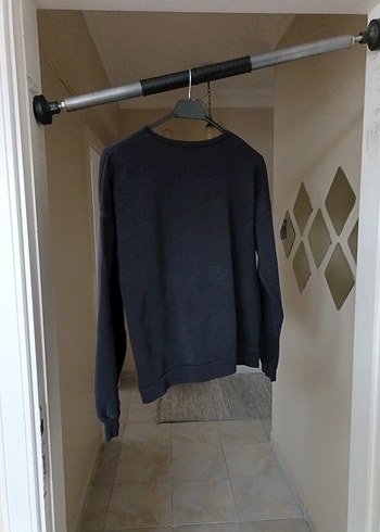 Siyah Kadın Oversize Sweatshirt - Görsel 4