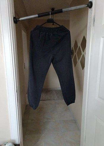 Siyah Kadın Rahat Kesim Eşofman Altı - Görsel 7