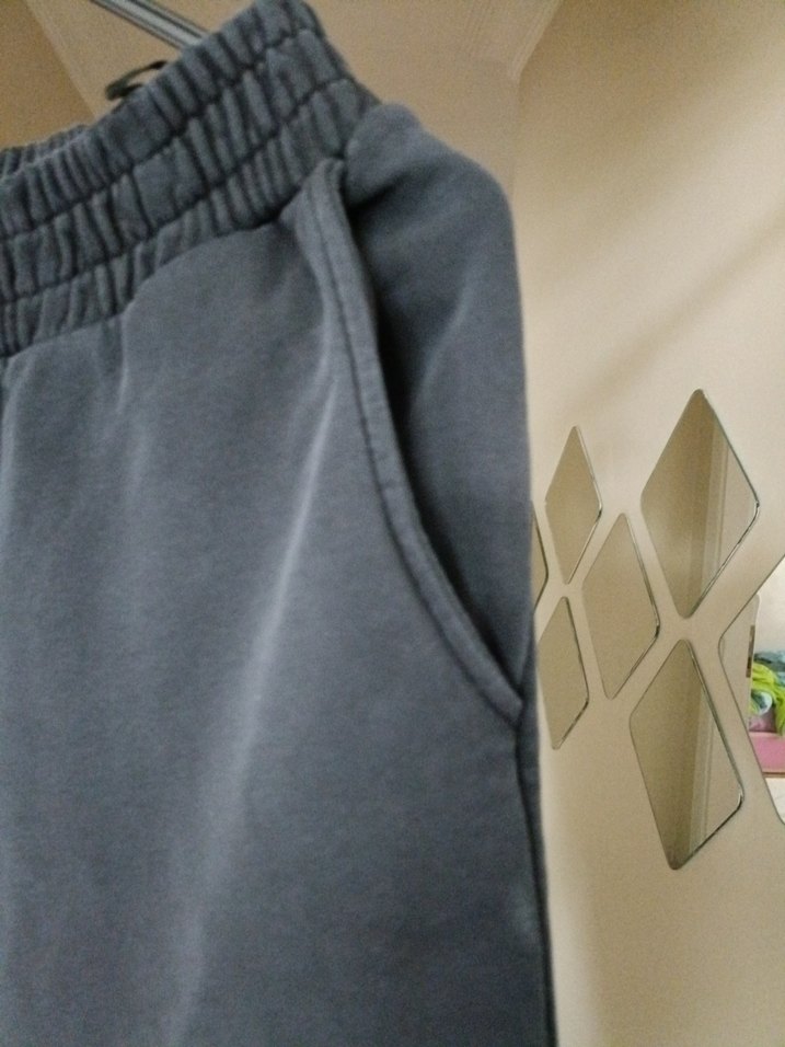 Siyah Kadın Rahat Kesim Eşofman Altı - Görsel 2