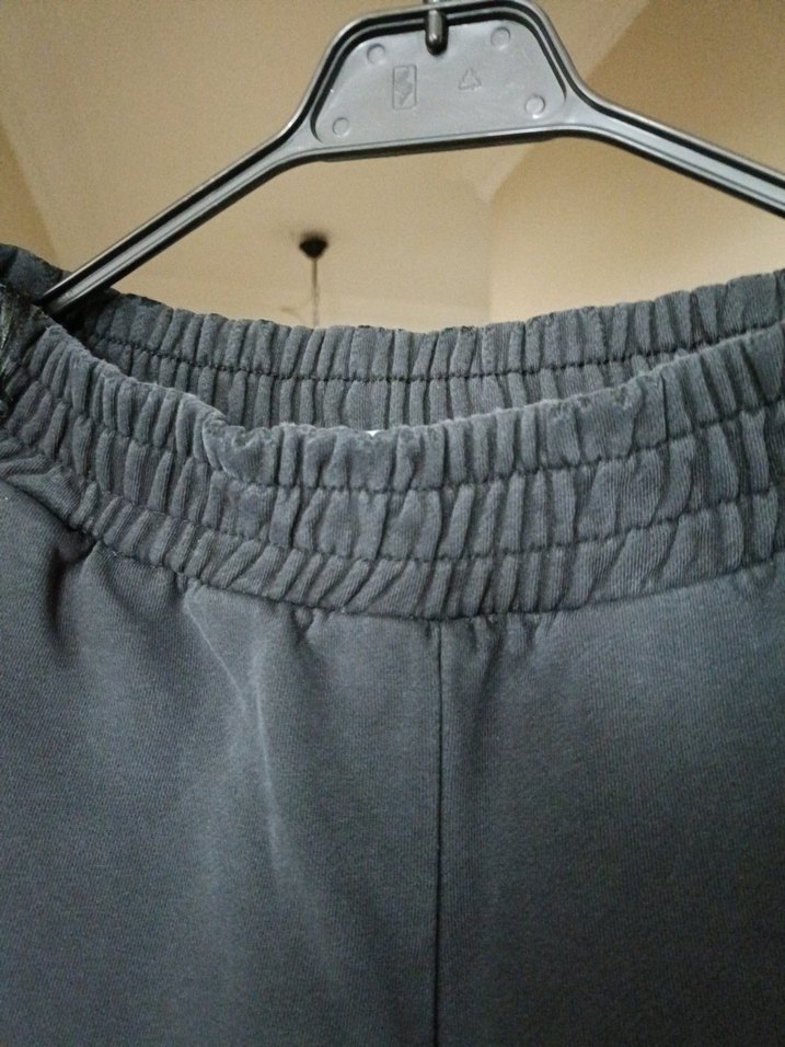 Siyah Kadın Rahat Kesim Eşofman Altı - Görsel 3