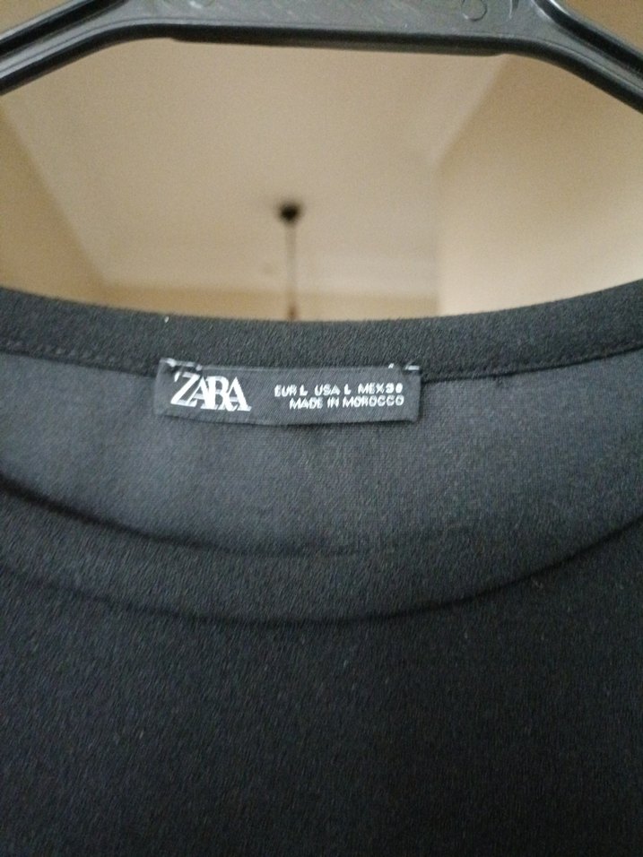 Siyah Uzun Kollu Kemerli Kadın Elbise - Görsel 3