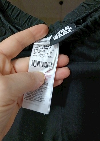 Star Wars Baskılı Siyah Erkek Şort - Görsel 3