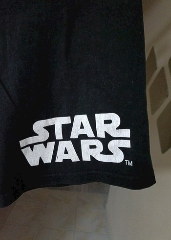 Star Wars Baskılı Siyah Erkek Şort - Görsel 2