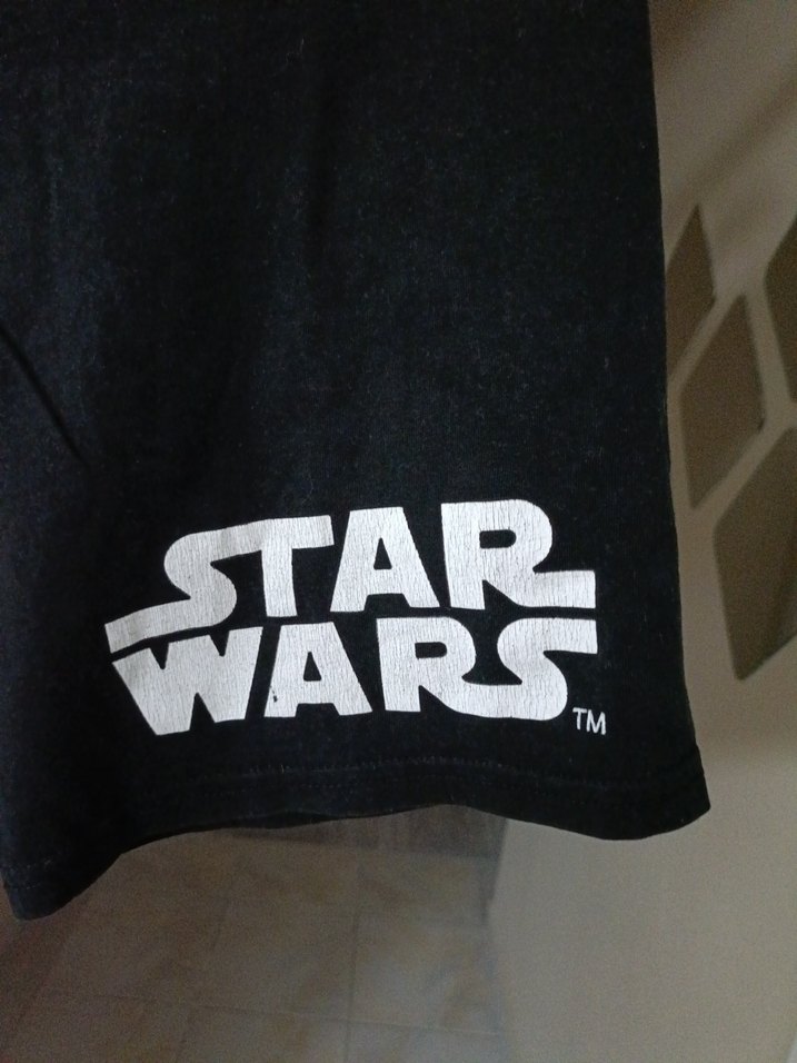 Star Wars Baskılı Siyah Erkek Şort - Görsel 2