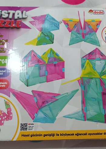 Renkli 200 Parça Kristal Bağlantı Oyuncak Seti - Görsel 17