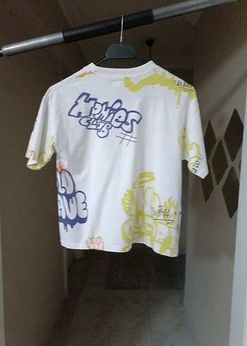 Beyaz Baskılı Erkek Çocuk Tişörtü - Görsel 8