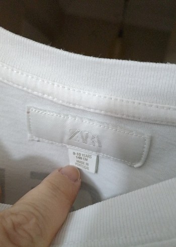 Erkek Çocuk Beyaz Baskılı Kısa Kollu Tişört - Görsel 4