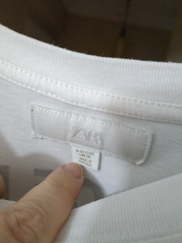 Erkek Çocuk Beyaz Baskılı Kısa Kollu Tişört - Görsel 4