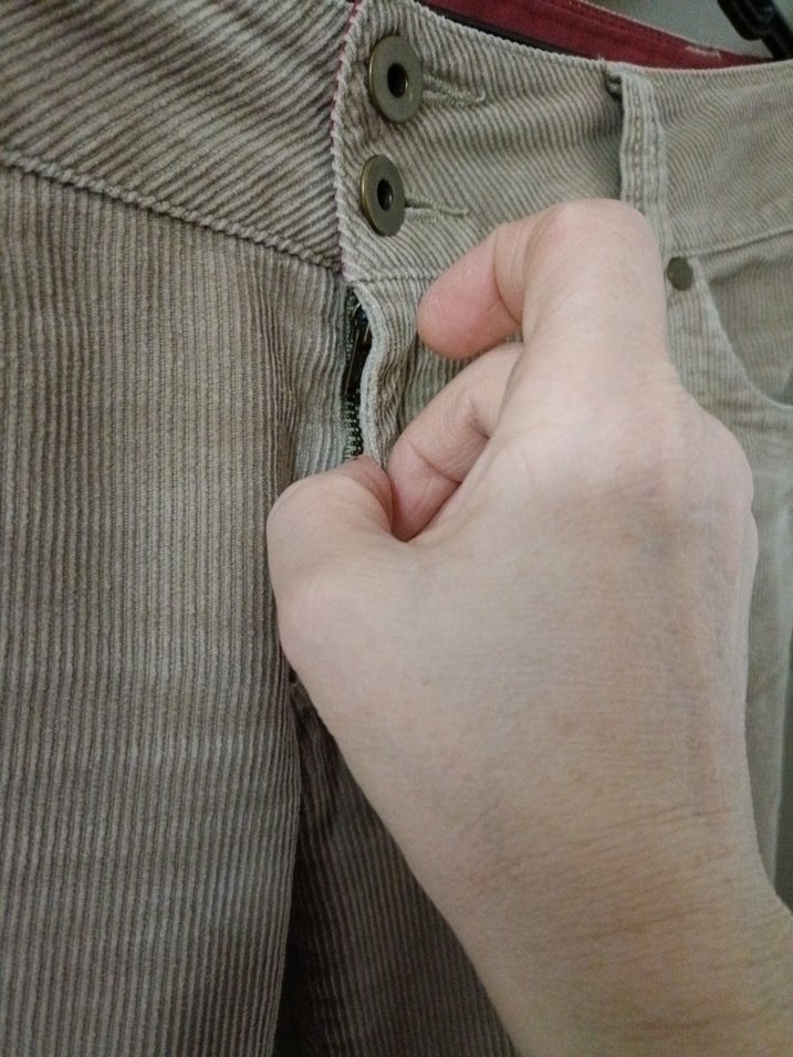 Bej Kadın Süet Kemerli Pantolon - Görsel 2