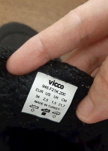 vicco Siyah Erkek Çocuk Cırtlı Bot - Görsel 3