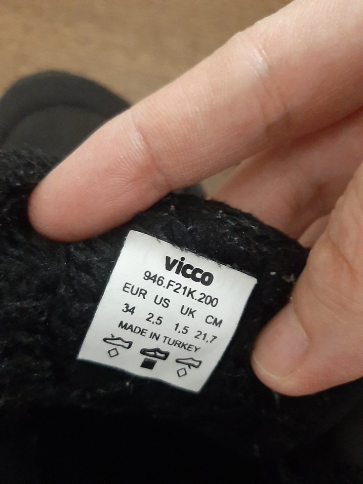 vicco Siyah Erkek Çocuk Cırtlı Bot - Görsel 3