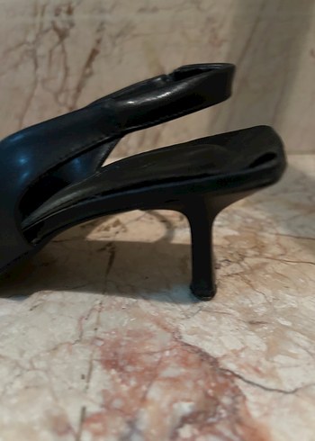 37 Beden siyah Renk Siyah Stiletto Topuklu Tokalı Kadın Ayakkabı