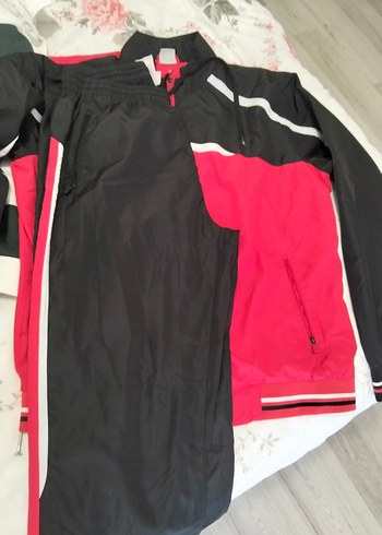 Lescon Renk Bloklu Siyah Fusya Spor Ceket