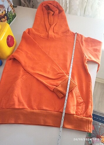 4 Yaş Beden turuncu Renk Erkek çocuk sweatshirt