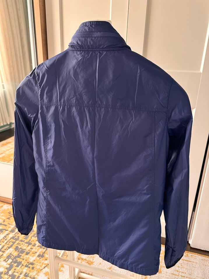 Mavi New Balance Fermuarlı Spor Ceket - Görsel 3