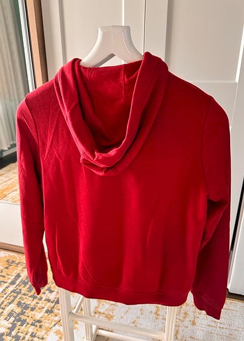 Kırmızı Nike Kapüşonlu Sweatshirt - Görsel 3