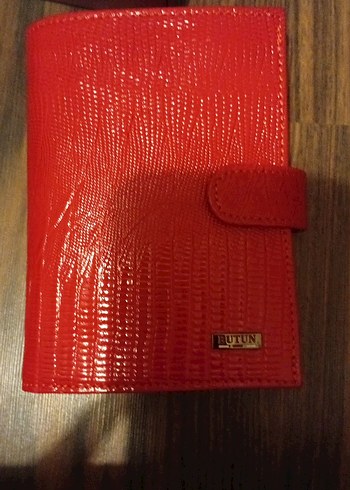 Kırmızı Deri Cüzdan - Görsel 3