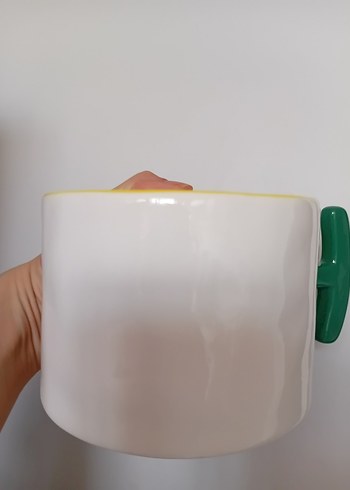 Renkli Happy Yazılı Seramik Kupa - Görsel 7