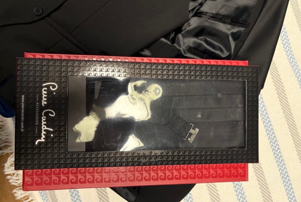 Erkek Siyah damatlık - Görsel 3