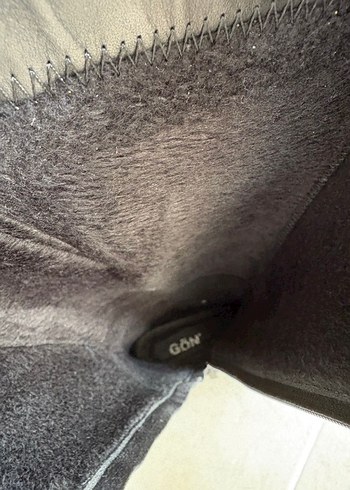 Siyah Deri Tokalı Dizüstü Bot - Görsel 2